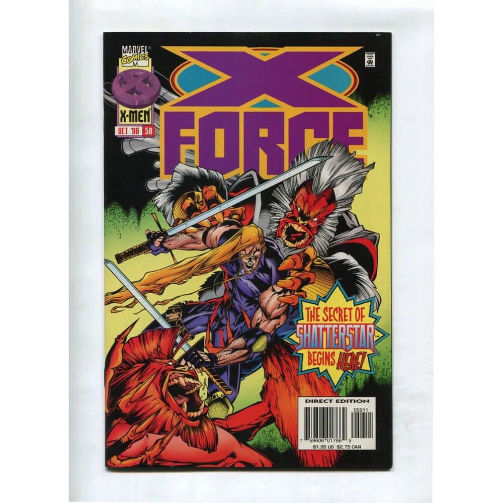 X-Force #59 Marvel Comics 1995 Direct Comic Book